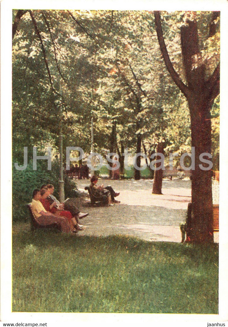 Moscow - Alexandrovsky garden - 1958 - Russia USSR - unused - JH Postcards