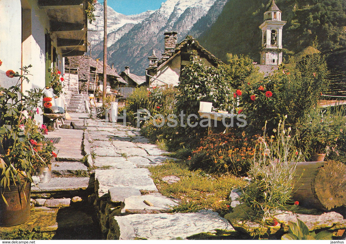 Sonogno - Valle Verzasca - 6611 - 1976 - Switzerland - used - JH Postcards