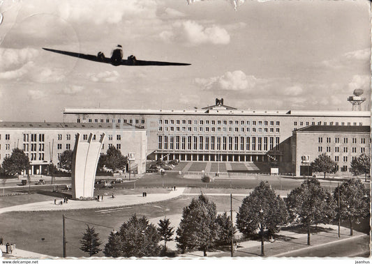 Berlin - Zentralflughafen - airport - 1955 - Germany - used - JH Postcards