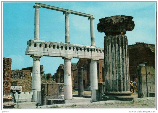 Particolare della Basilca - Particular of the Basilica - ruins - Pompei - Campania - 35507 - Italia - Italy - unused - JH Postcards