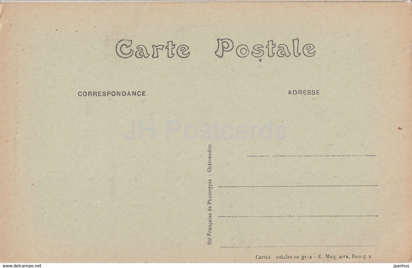 Bourges - Cathedrale - Porte Sud - cathedral - 236 - old postcard - France - unused