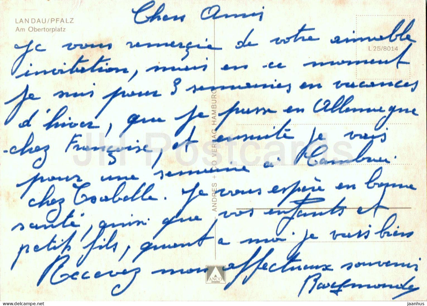 Landau - Pfalz - Am Obertorplatz - 25/8014 - Germany - used