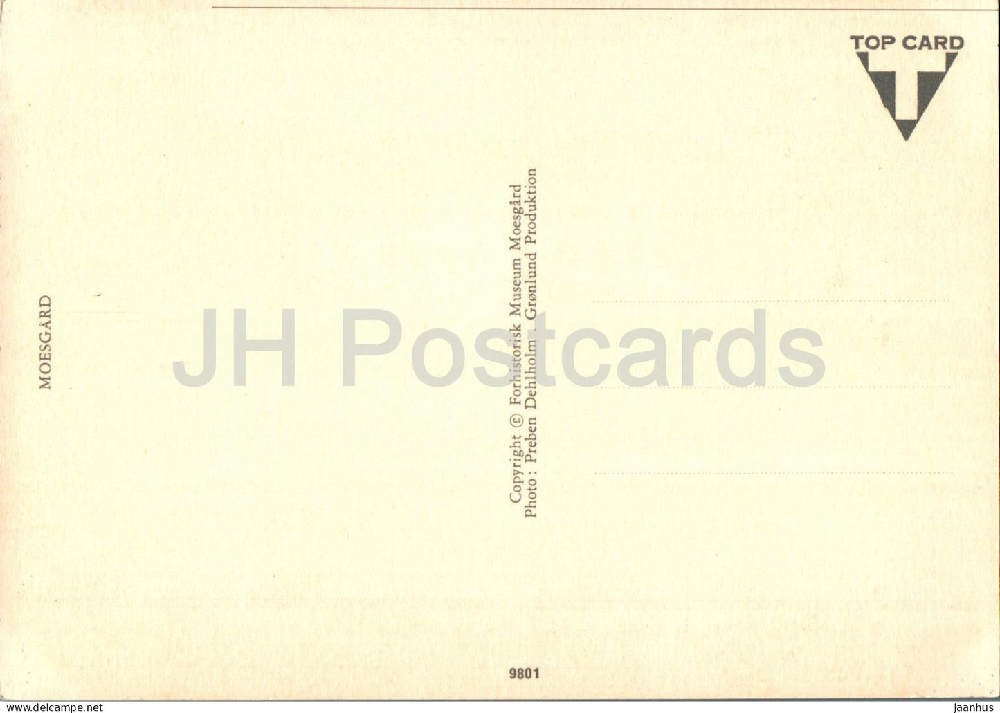 Moesgard - 9801 - Danemark - inutilisé 