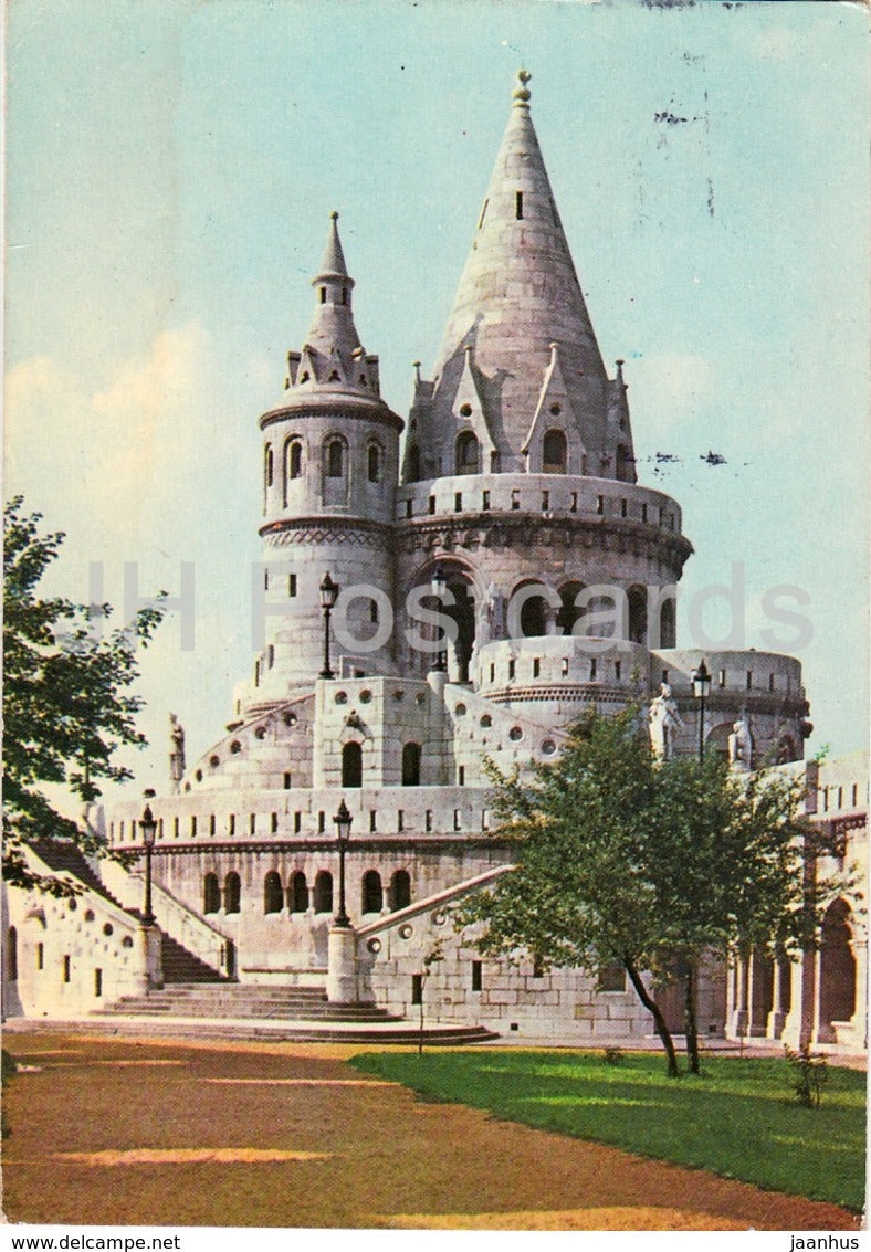 Budapest - Fishers Bastion - 1960s - Hungary - used - JH Postcards