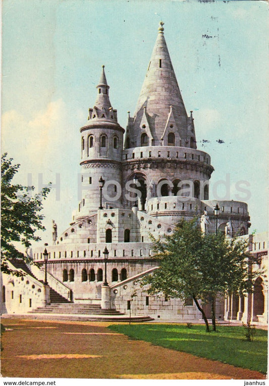 Budapest - Fishers Bastion - 1960s - Hungary - used - JH Postcards