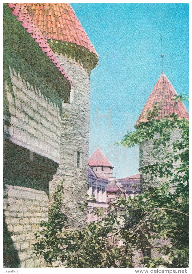 Town Gate in Viru street - Tallinn - Estonia USSR - 1968 - unused - JH Postcards