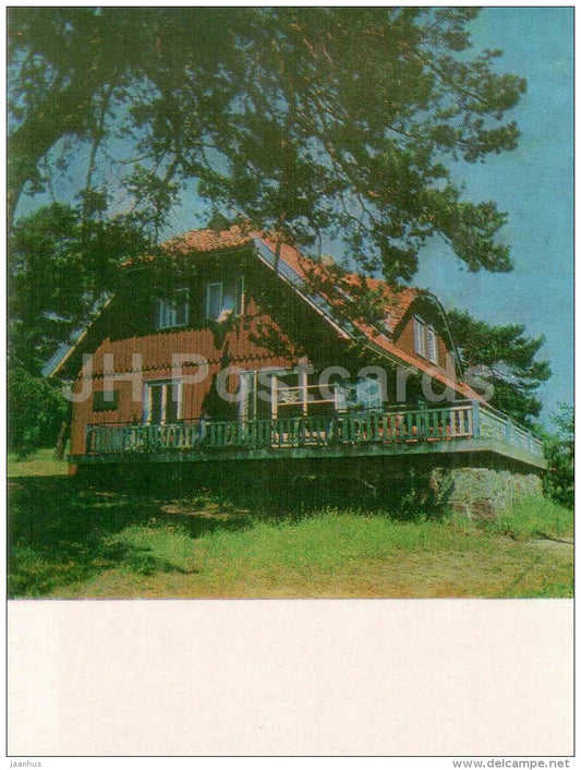 The House of the Writer Thomas Mann - Nida - 1973 - Lithuania USSR - unused - JH Postcards