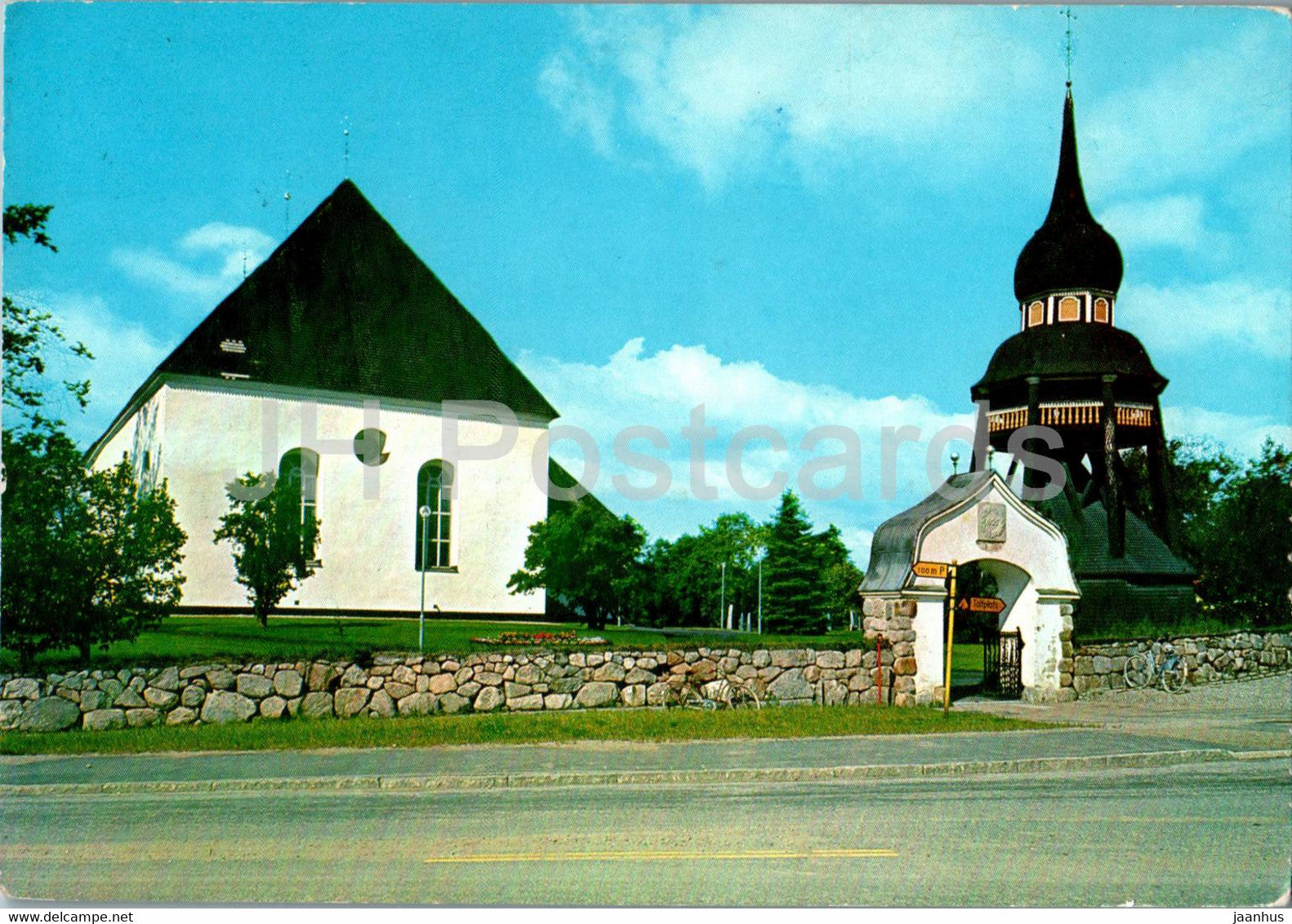Ljusdal kyrkan - church - 1972 - Sweden - used - JH Postcards