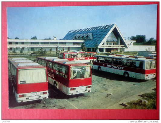 The Main Tourist Complex - bus Ikarus - Suzdal - 1981 - Russia USSR - unused - JH Postcards