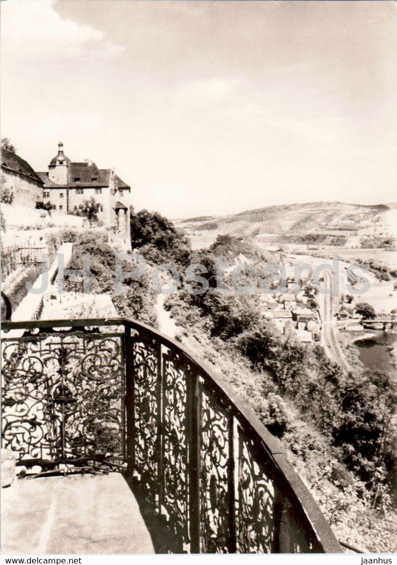 Dornburg - Altes Schloss - castle - old postcard - Germany DDR - unused - JH Postcards