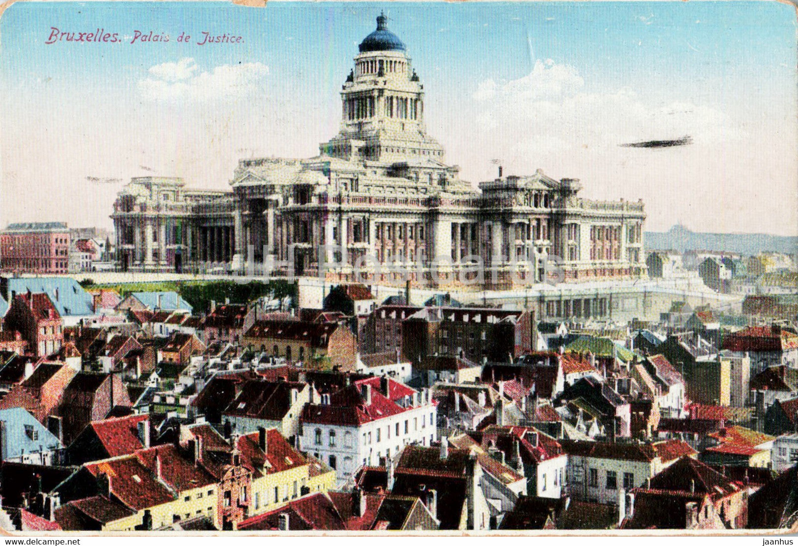 Bruxelles - Brussels - Palais de Justice - old postcard - 1918 - Belgium - used - JH Postcards