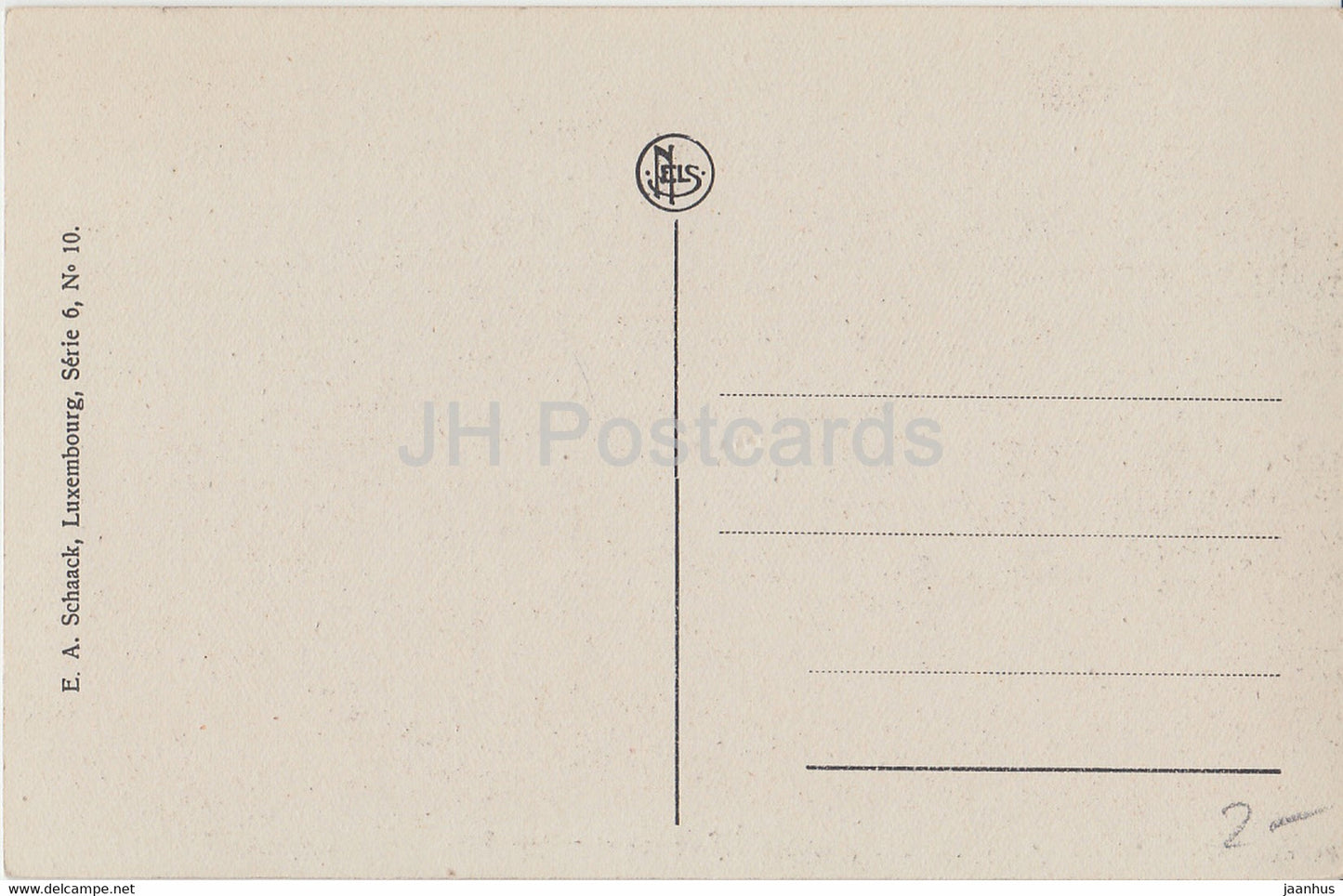 Vianden - Les Ruines du Château - grotte - ruines du château - 10 - série 6 - carte postale ancienne - Luxembourg - inutilisée