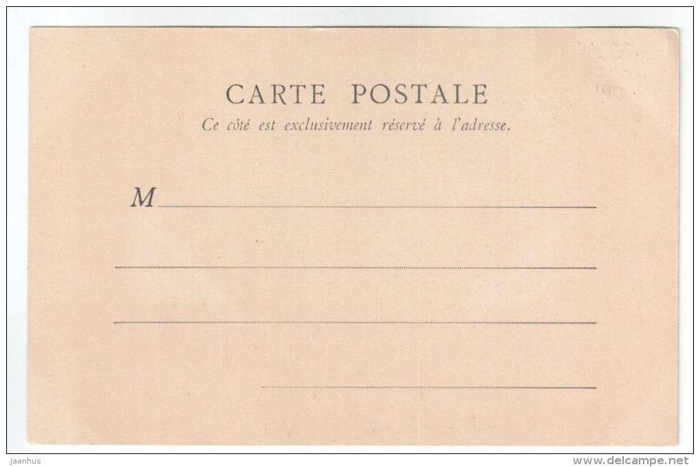 Fontainebleau - Le Jupiter - B.F. Paris - old postcard - France - unused - JH Postcards