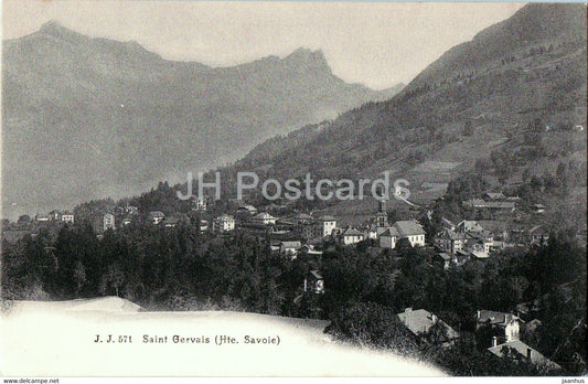Saint Gervais - Hte Savoie - 571 - old postcard - France - unused - JH Postcards