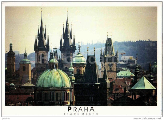 Praha - Prague - Stare Mesto - Czech Republic - used 1995 - JH Postcards