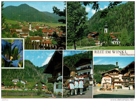 Reit im Winkl , Oberbayern . Luftkurort und Wintersportplatz - 8216 - Germany - 1976 gelaufen - JH Postcards