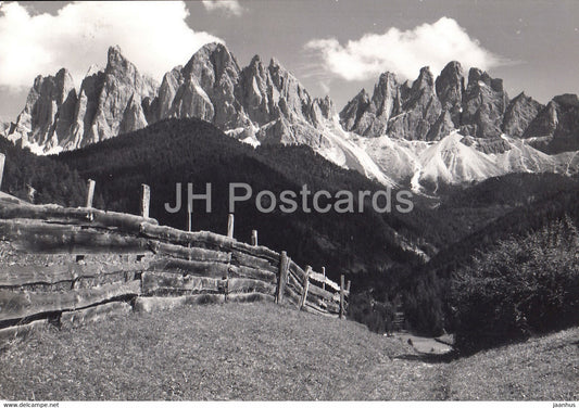Val di Funes - Gruppo delle Odle - Dolomiten - valley - 1960 - Italy - Italia - used - JH Postcards