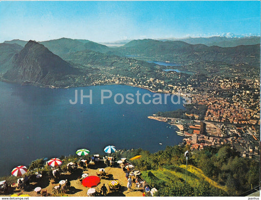 Lugano - dal Monte Be - 709 - Switzerland - unused - JH Postcards