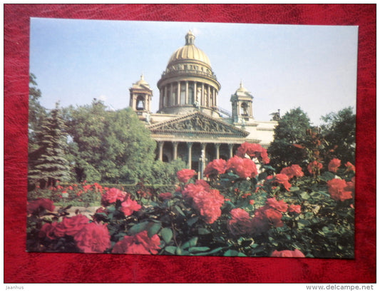 Leningrad - St. Petersburg - St. Isaac`s Cathedral - 1986 - Russia - USSR - unused - JH Postcards