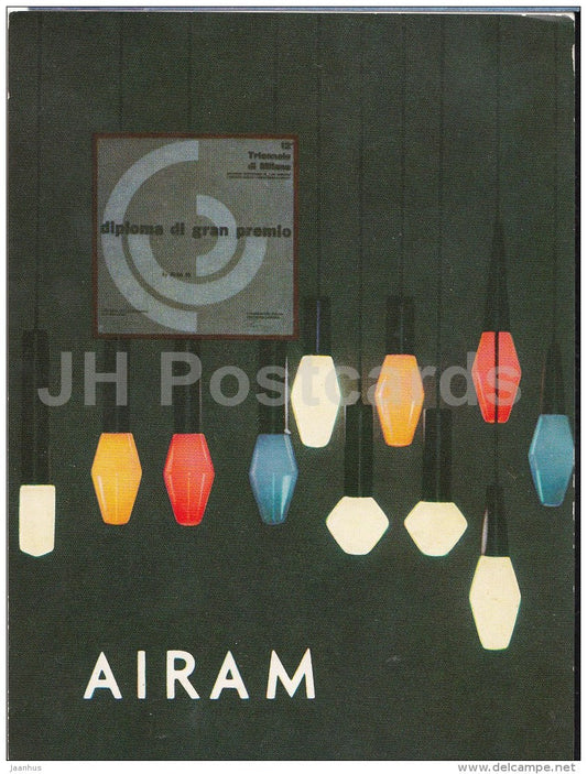 Modern Light Bulbs - Airam - Tapio Wirkkala - design - Finland - unused - JH Postcards