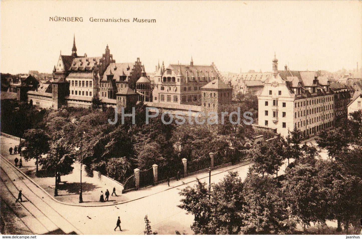 Nurnberg - Nuremberg - Germanisches Museum - 2220 - old postcard - Germany - unused - JH Postcards