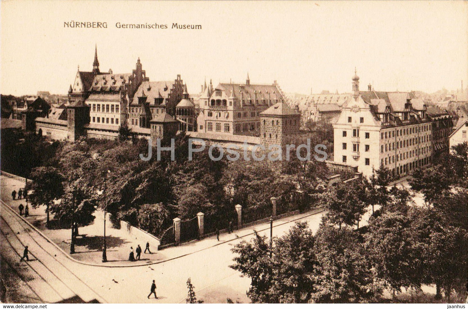 Nurnberg - Nuremberg - Germanisches Museum - 2220 - old postcard - Germany - unused - JH Postcards