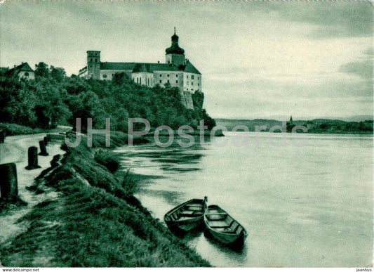 Strudengau - Schloss Persenbeug - castle - old postcard - Austria - used - JH Postcards