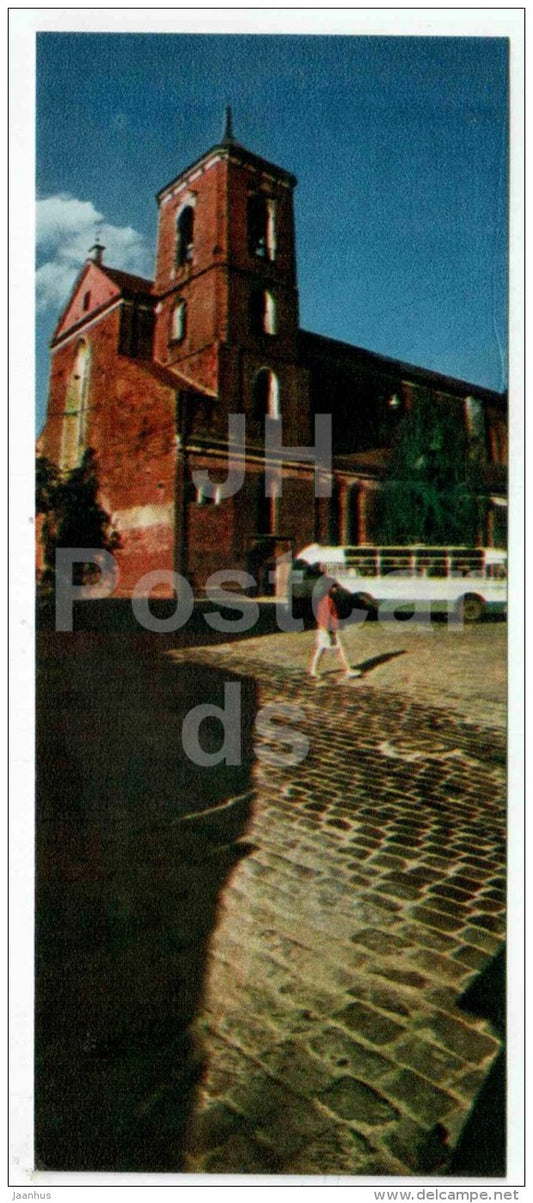 Basilica in Kaunas - Kaunas - mini postcard - 1971 - Lithuania USSR - unused - JH Postcards
