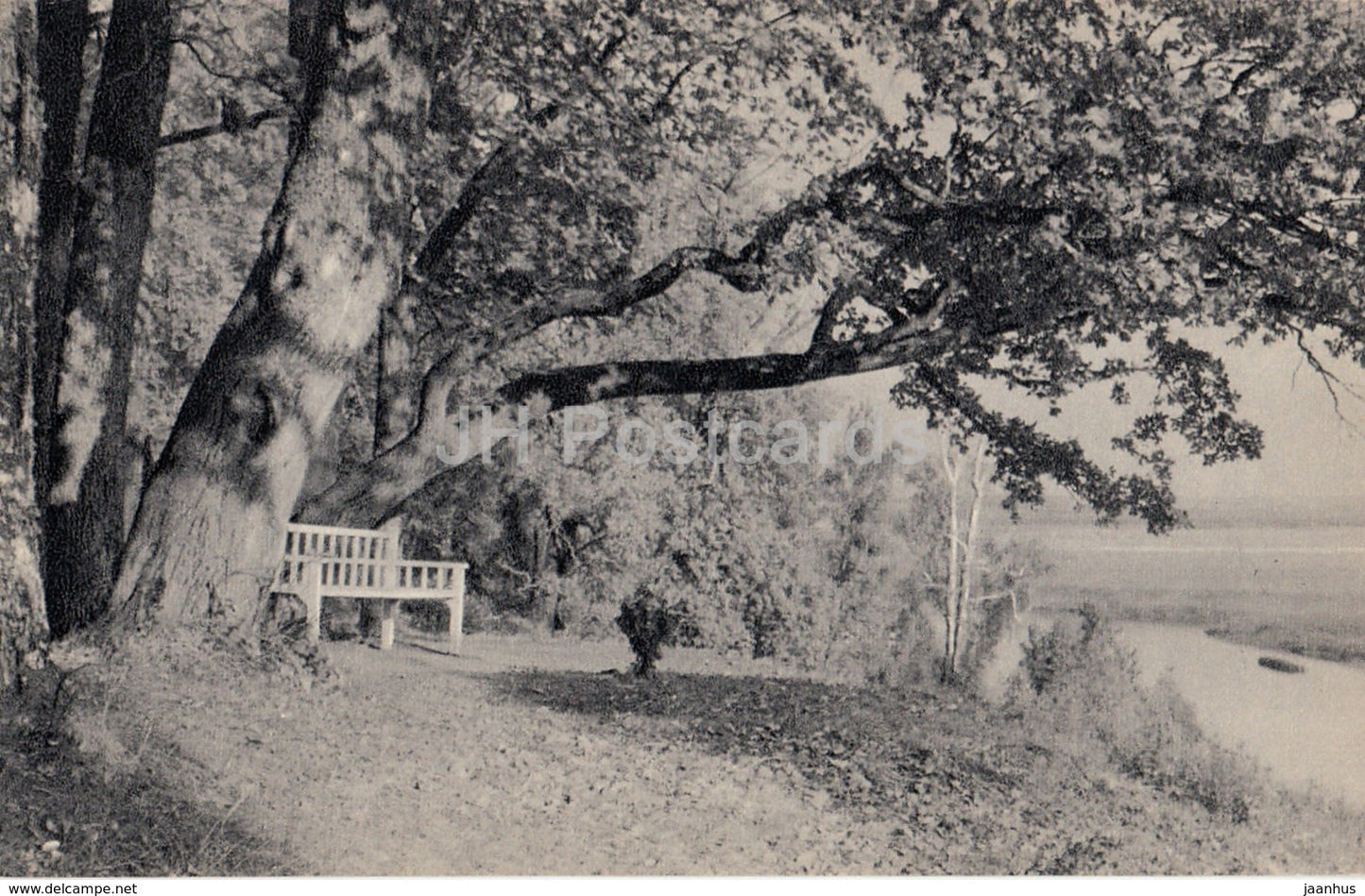 Trigorskoye - Onegin's Bench - Pushkin Nature Reserve - 1968 - Russia USSR - unused - JH Postcards