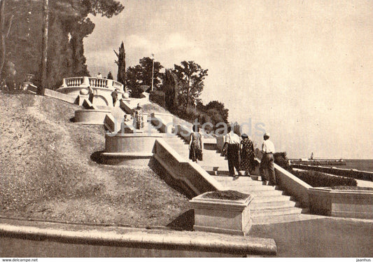 Sochi - Frunze park - 1958 - Russia USSR - unused - JH Postcards