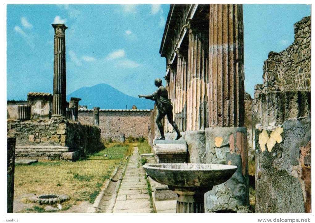 Tempio di Apollo - Apollo´s Temple - ruins - Pompei - Campania - 35514 - Italia - Italy - unused - JH Postcards