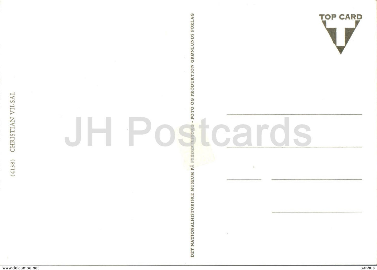 Frederiksborg - Christian VII Sal - hall - castle - 4114 - Denmark - unused