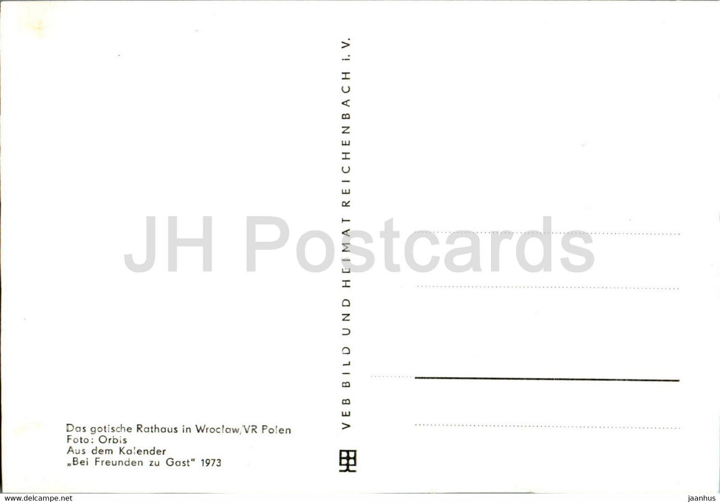 Breslau - Rathaus - Das gotische Rathaus - Polen - unbenutzt