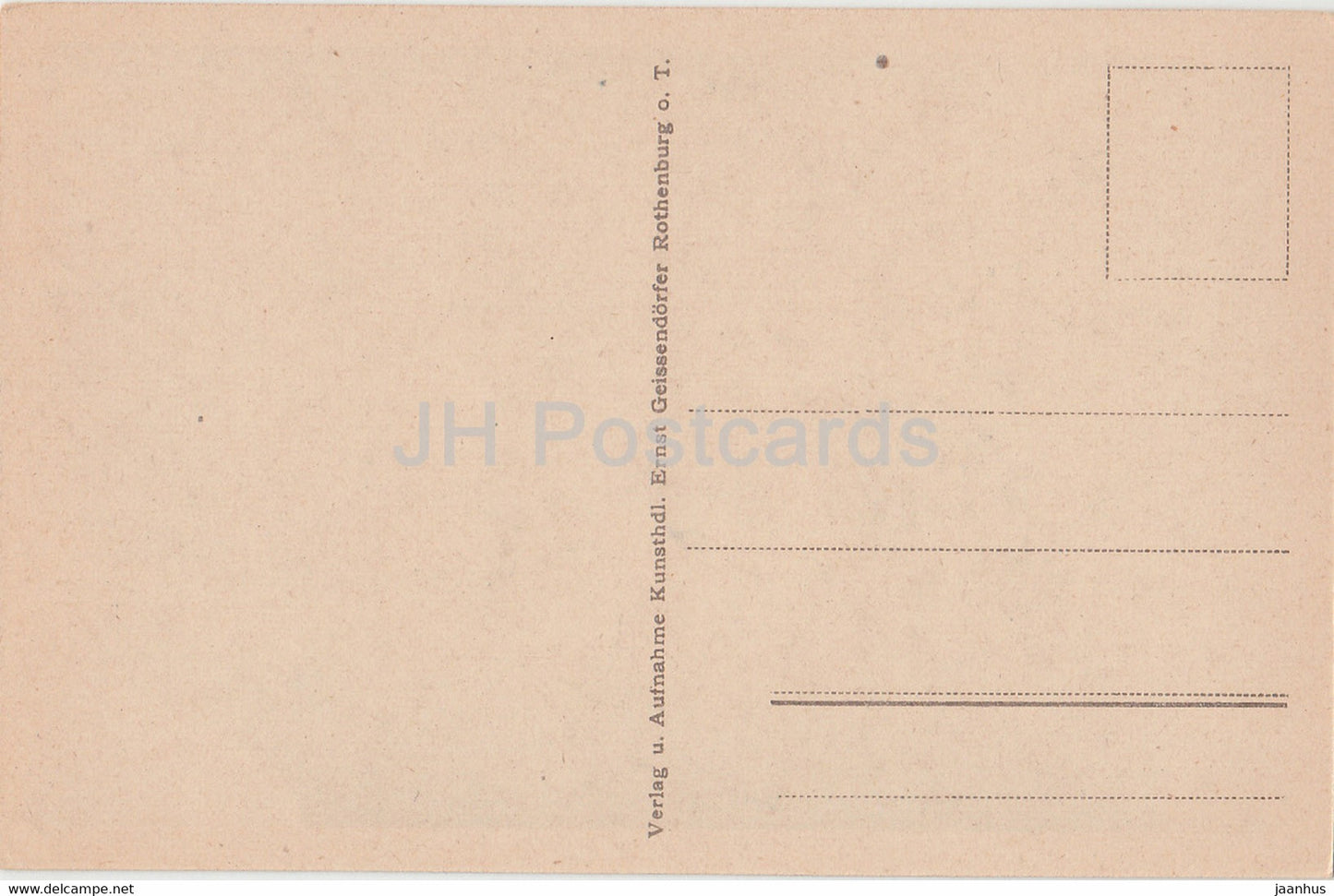 Rothenburg o d Tauber - Pfarrhauserker - old postcard - Germany - unused
