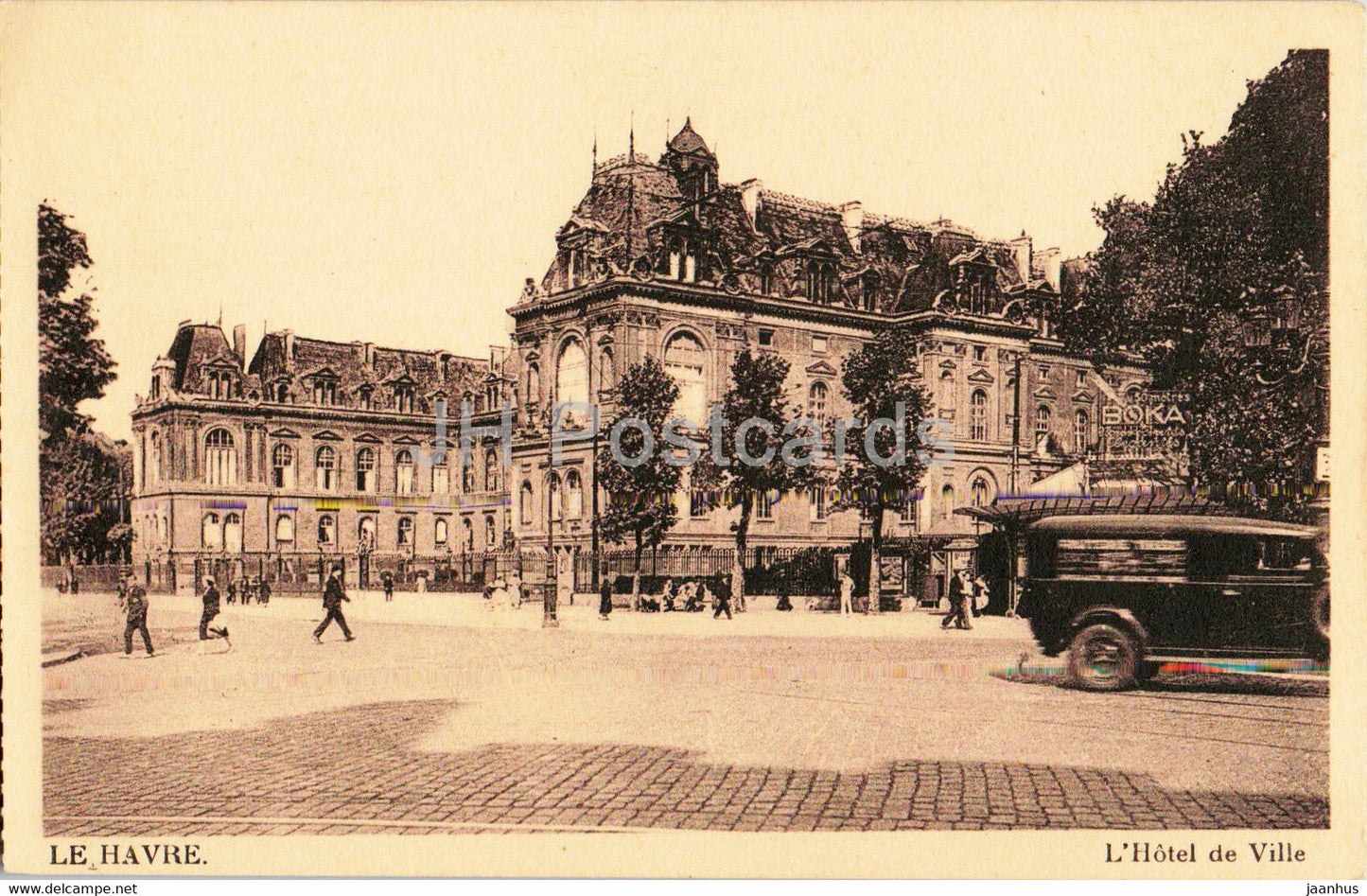 Le Havre - L'Hotel de Ville - old postcard - France - unused - JH Postcards