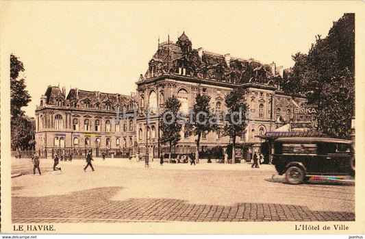 Le Havre - L'Hotel de Ville - old postcard - France - unused - JH Postcards