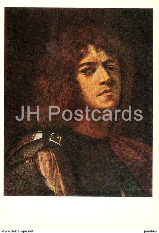 painting by Giorgione - Self portrait as David - Italian art - 1978 - Russia USSR - unused - JH Postcards