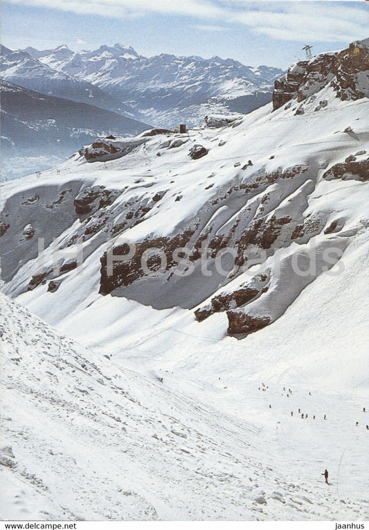 Au Dessus de Montana Crans - Plaine Morte - 50516 - 1980 - Switzerland - used - JH Postcards