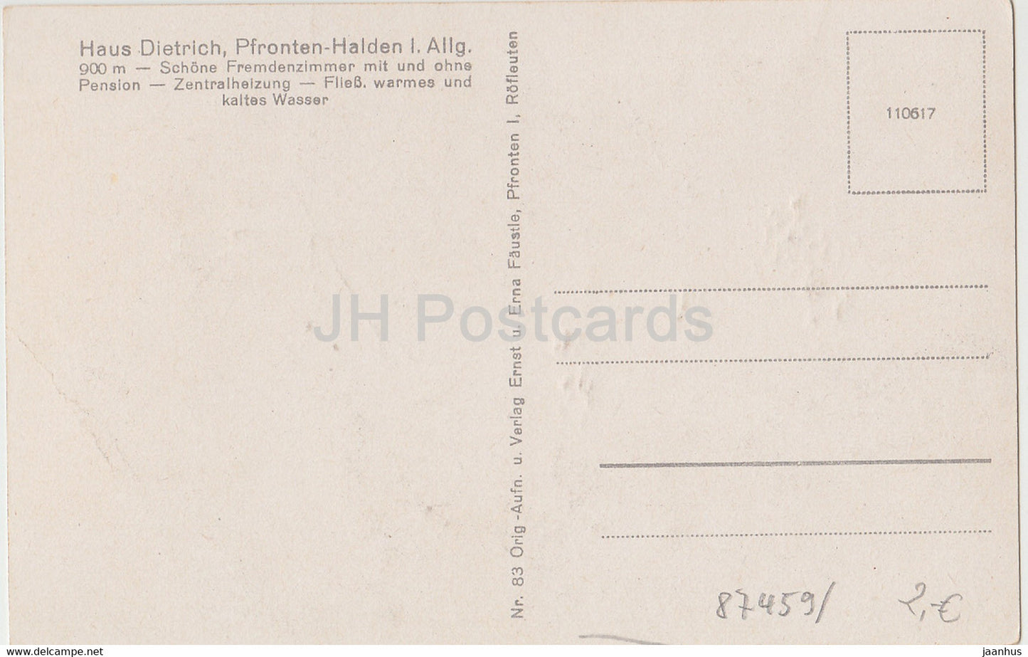 Haus Dietrich - Pfronten Halden - 83 - Deutschland - unbenutzt