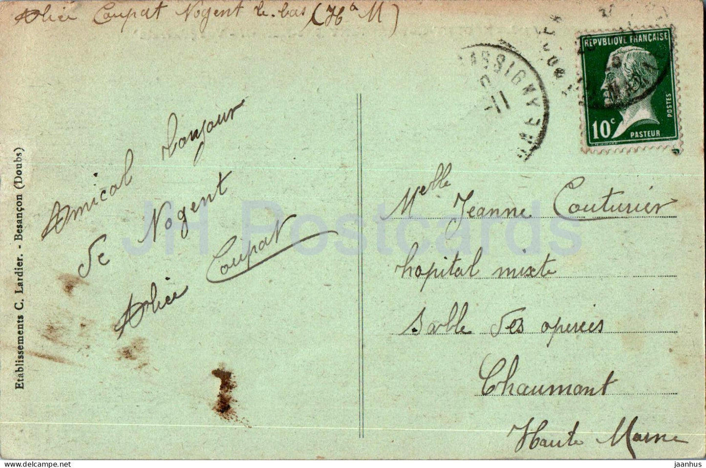 Nogent en Bassigny - Vue Générale - 6228 - carte postale ancienne - France - occasion 