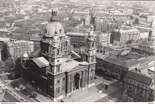 Budapest - St Stephen Basilica - 1970s - Hungary - used - JH Postcards