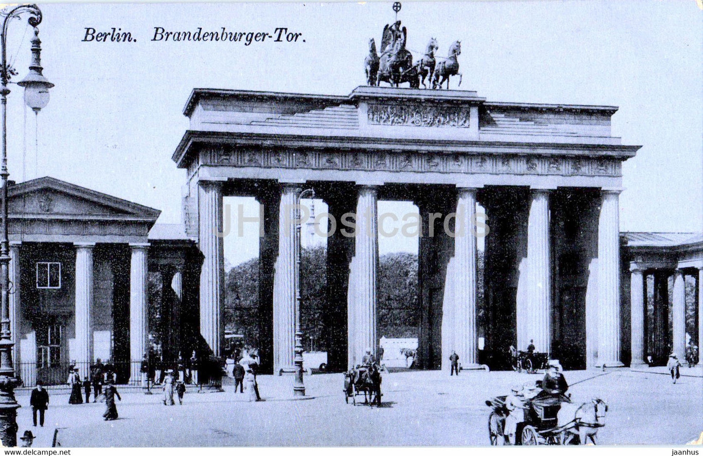 Berlin - Brandenburger Tor - 28 - old postcard - 1914 - Germany - used - JH Postcards
