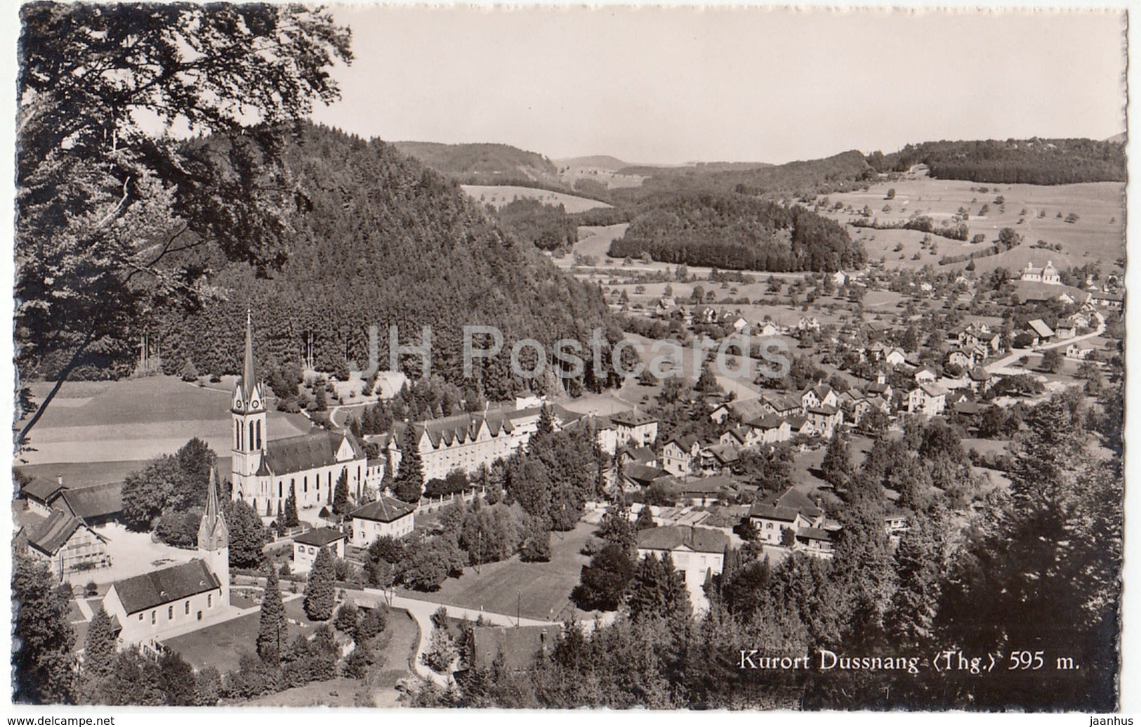 Kurort Dussnang 595 m - 2552 - Switzerland - old postcard - unused - JH Postcards