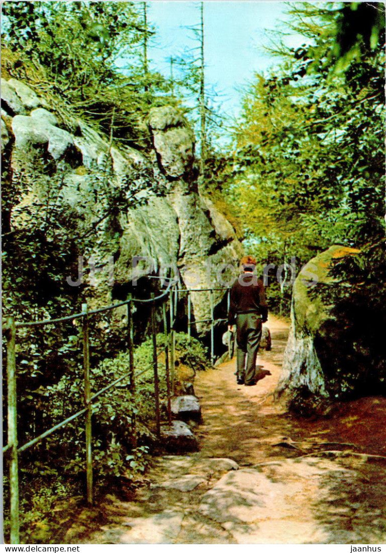 Gory Stolowe - Na Szczelincu Wielkim - In the Great Slot - Poland - unused - JH Postcards