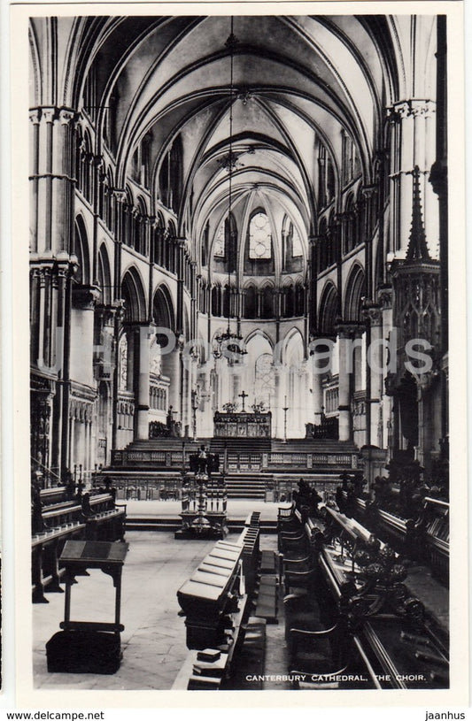 Canterbury Cathedral - The Choir - United Kingdom - England - used - JH Postcards