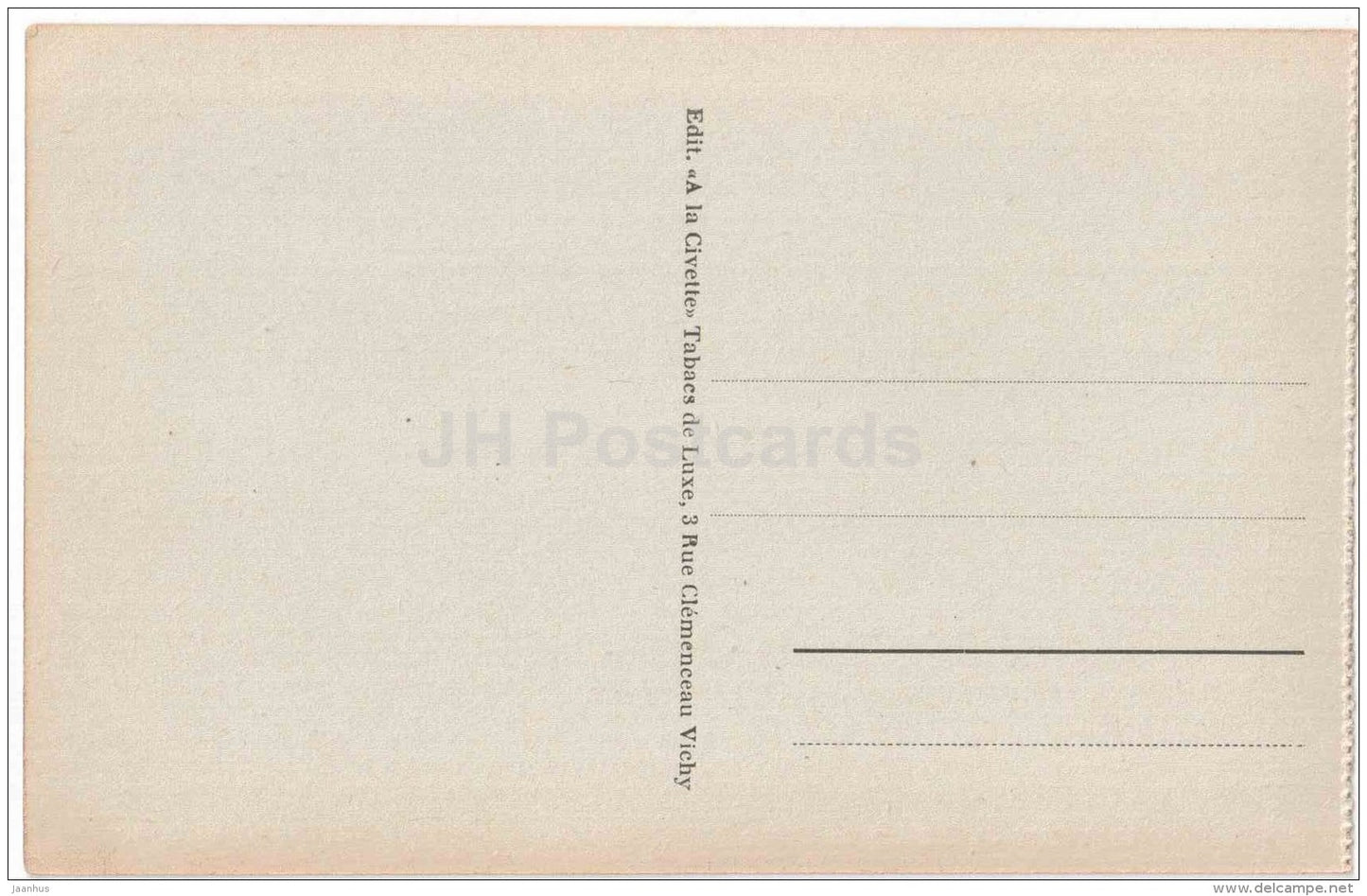 Les Bords de l´Allier - boat - 66 - old postcard - France - unused - JH Postcards