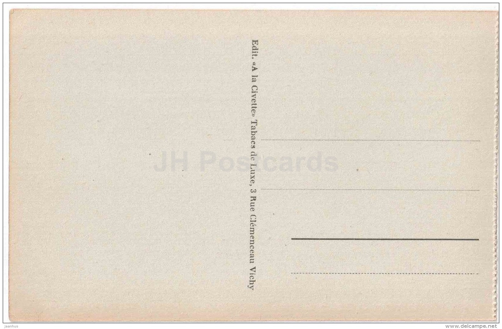 Les Bords de l´Allier - boat - 66 - old postcard - France - unused - JH Postcards