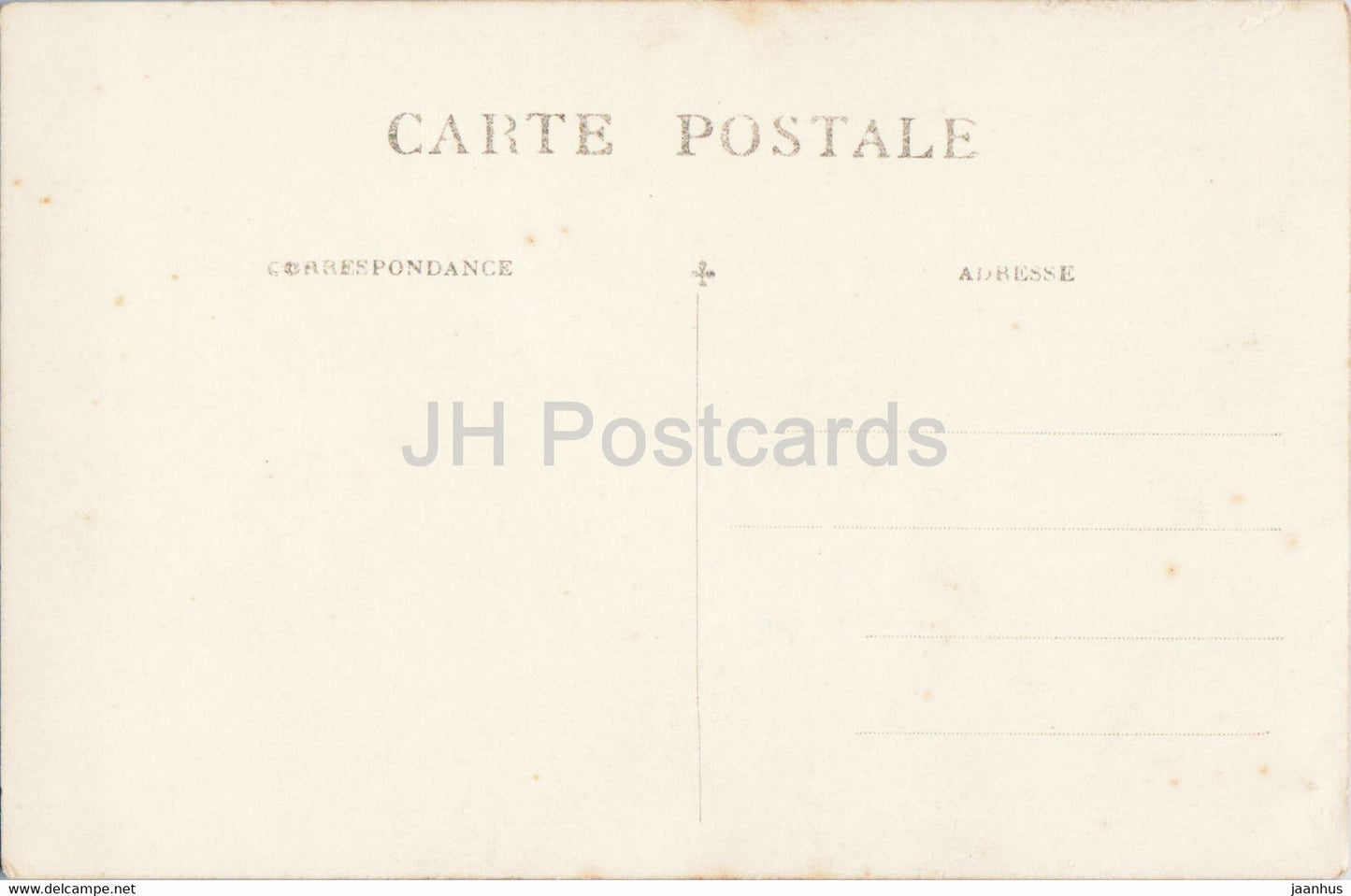 Mann und Frau - Paar - alte Postkarte - Frankreich - gebraucht