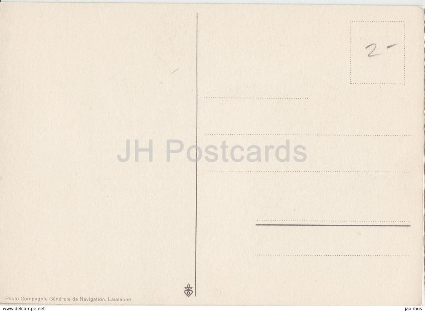 steamer Vevey - passenger ship - Switzerland - unused