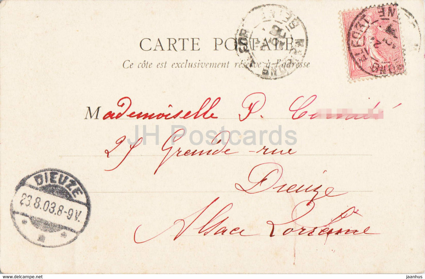 Le Tour de Marne - De Champigny a Chennevieres - 15 - old postcard - 1903 - France - used